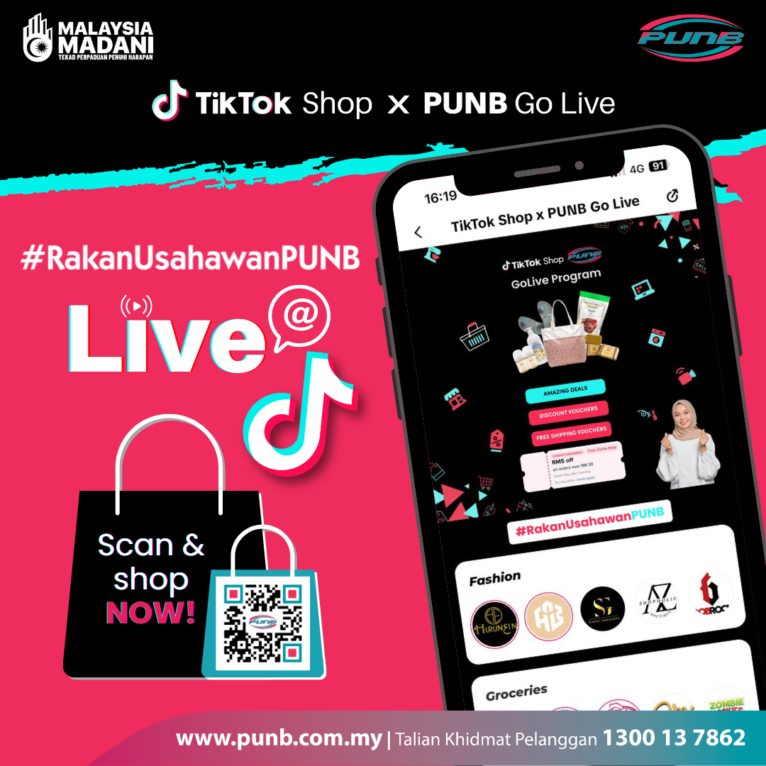 TikTok Shop x PUNB Go Live