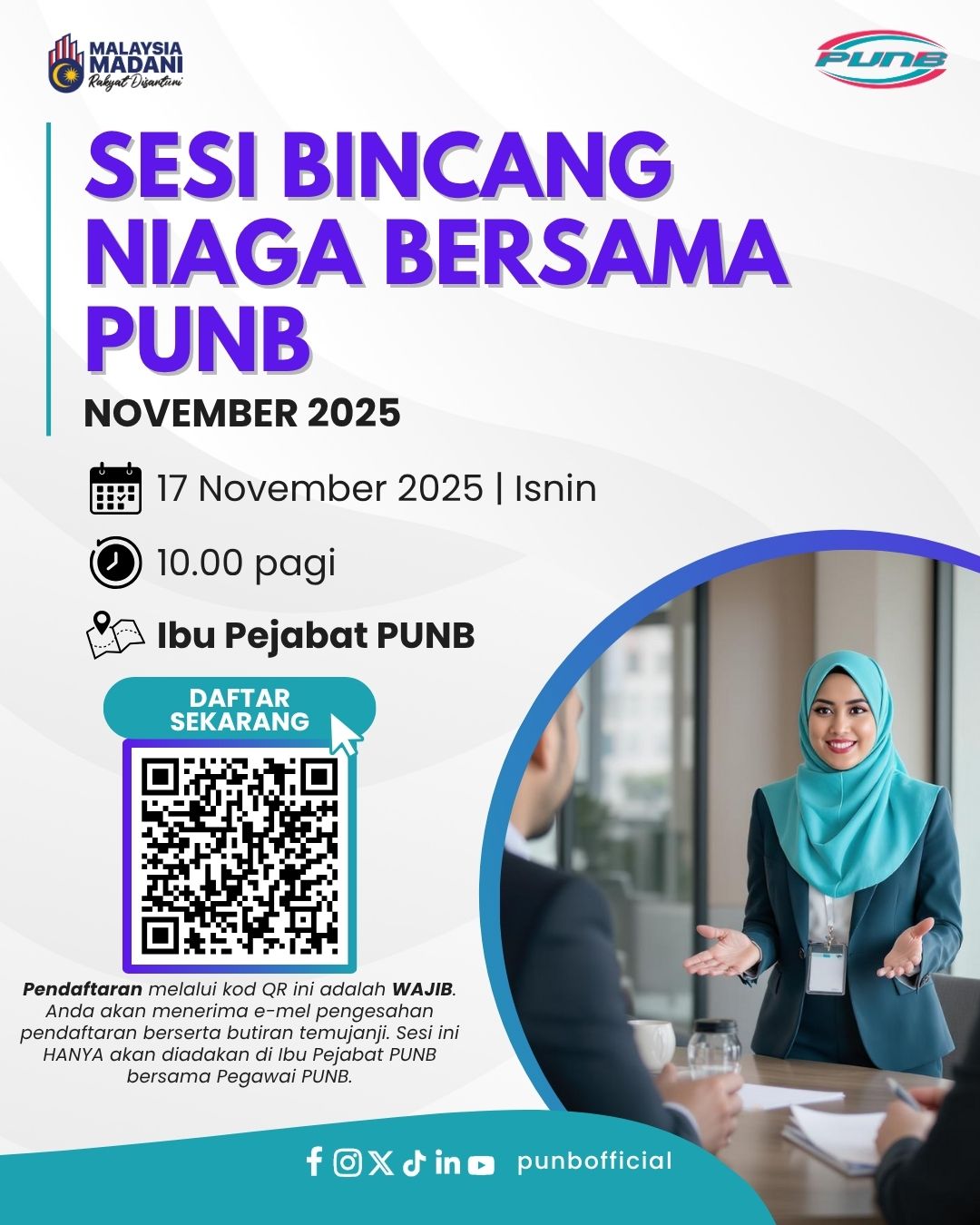 [Ibu Pejabat] - Sesi Bincang Niaga Bersama PUNB
